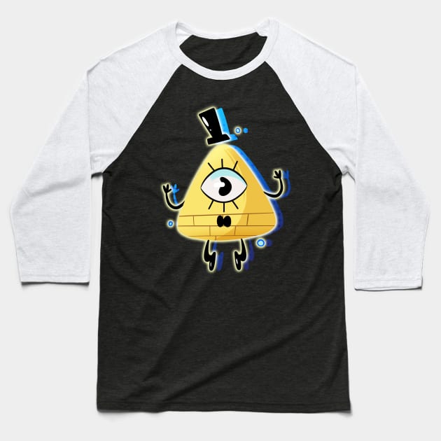 Bill Cipher. Baseball T-Shirt by scribblekisses